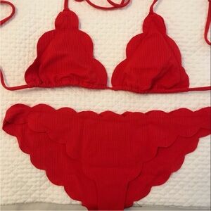 Red bikini like new